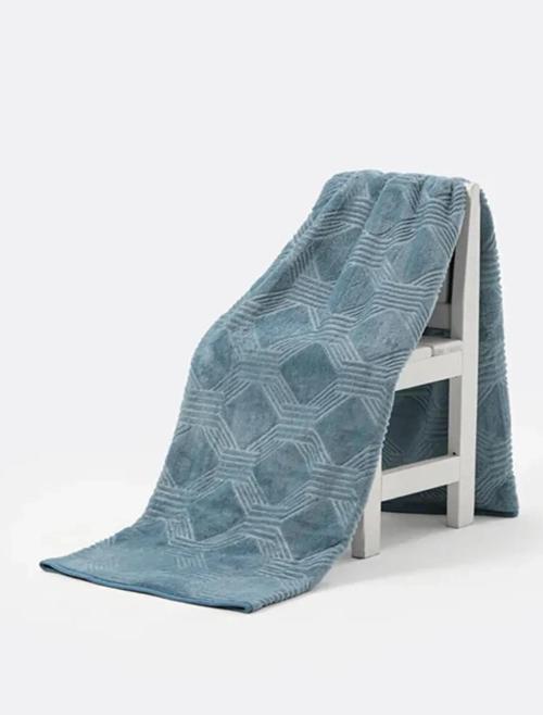 Trendy Embos Tek Kişilik Battaniye (155x220)-Art Deco Mavi