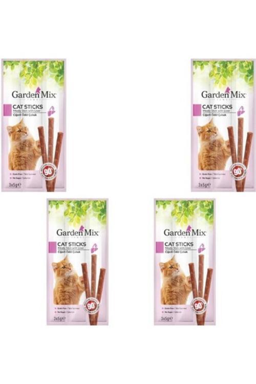 Ciğerli Kedi Stick Ödül 3x5 Gr X 4 Adet