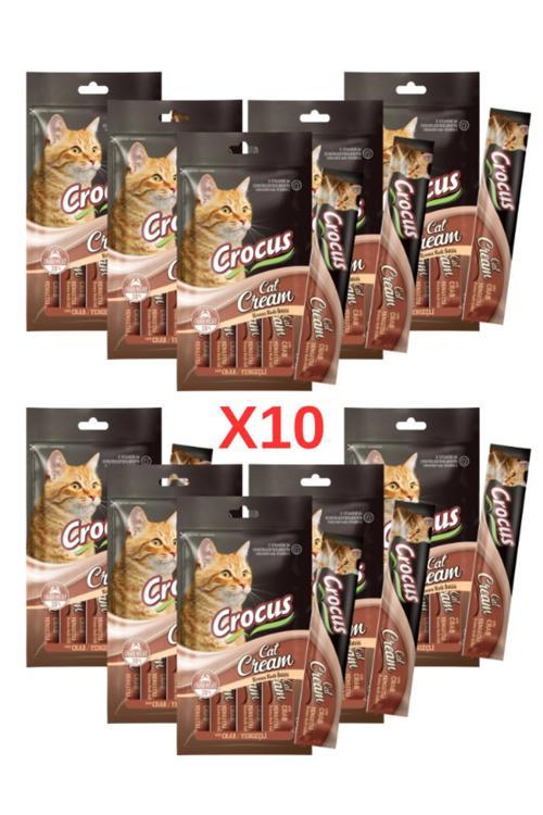 Yengeçli Krema Kedi Ödülü 4X15 Gr. 10 Adet