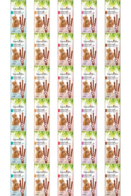 Karışık Stick Kedi Ödülü 3X5Gr - 30 Paket