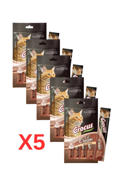 Yengeçli Krema Kedi Ödülü 4X15 Gr. 5 Adet