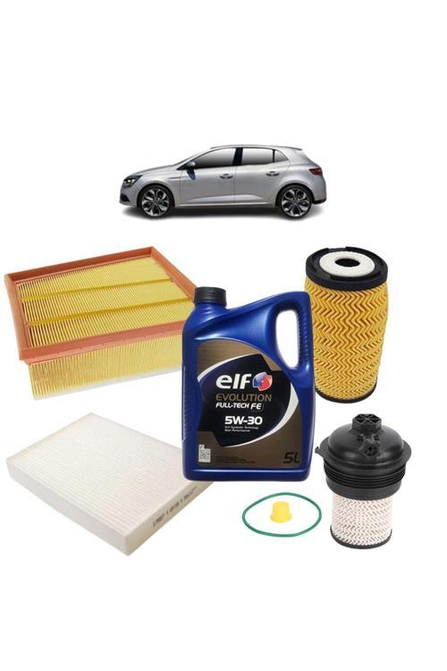 Megane 4 Saloon 1.5 Dci Hp90 Kw66 K9K656 2016-2025+Elf 5w30 5lt 2025