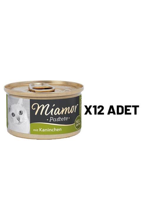 Mıamor Pastete Kedi Tavşanlı 85 Gr X 12 Adet