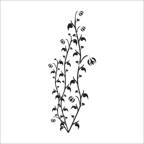 AĞAÇ VE GÜL RESİMLERİ FOLYO STİCKER 100cm Uzunluk