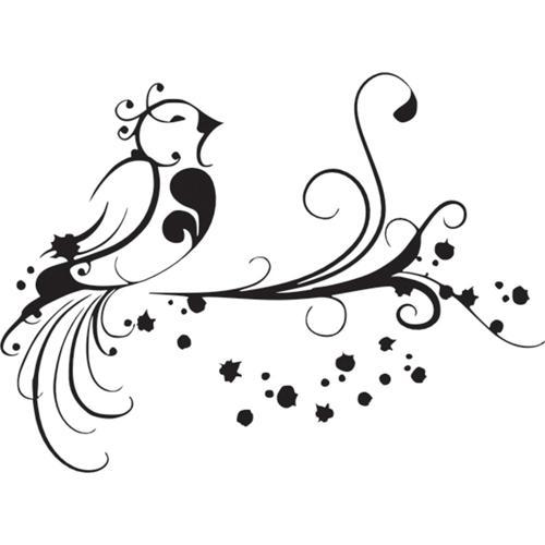 AĞAÇ VE GÜL RESİMLERİ FOLYO STİCKER 90 cm uzunluk