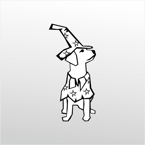 Folyo Sticker Tatlı Köpek 50cm Uzunluk