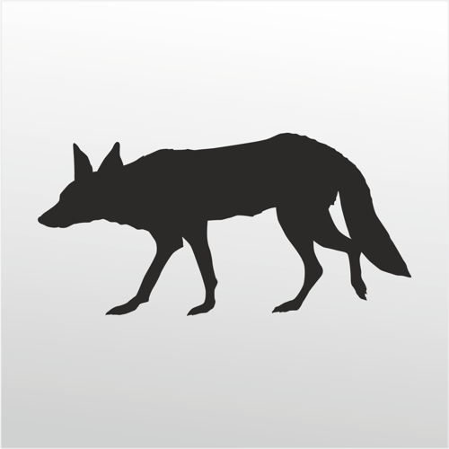 Folyo Sticker Tilki 20cm uzunluk