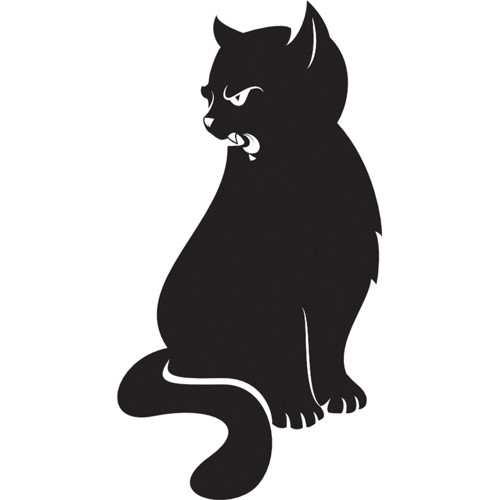 KEDİ FOLYO STİCKER 40cm Uzunluk