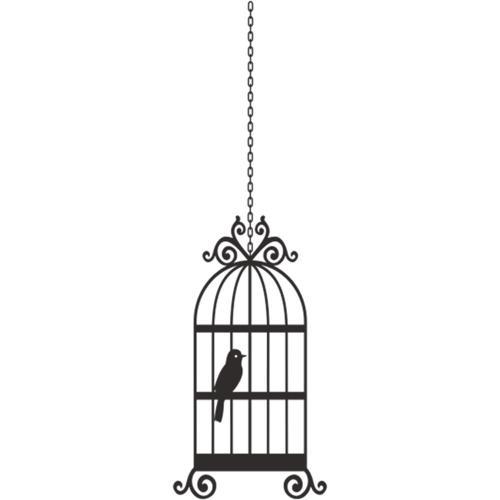 KUŞ KAFESİ FOLYO STİCKER 160cm Uzunluk