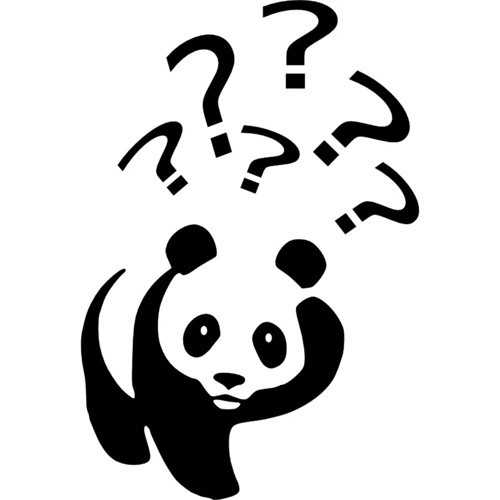 PANDA FOLYO STİCKER 160cm Uzunluk