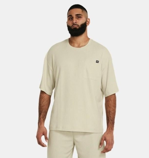 UA Rival Waffle Crew Erkek T-Shirt