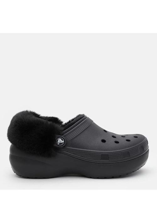 Classic Platform Fuzz Lined Clog Kadın Terlik