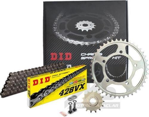 428VX-Jt 2011-2017 Honda CBR 125 R Uyumlu Zincir Dişli Set Çelik Renk
