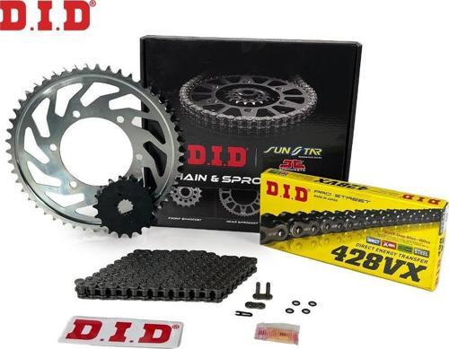 428Vx-Jt 2015-2020 Honda CB 125 F Uyumlu Zincir Dişli Set Çelik Renk