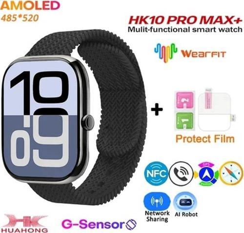 HK11 Pro Max Orıjınal Yeni Seri Amoled Ekran Akıllı Saat Çift Kordonlu