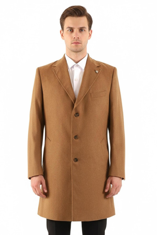 Erkek Slim Fit Kaban