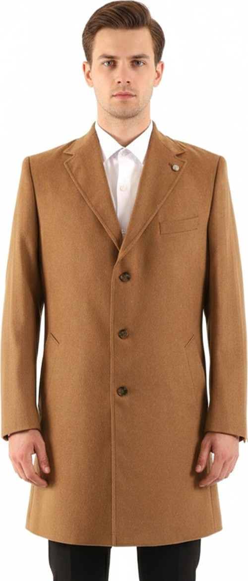 Erkek Slim Fit Kaban