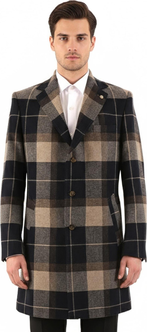 Erkek Slim Fit Kaban