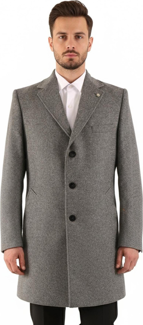 Erkek Slim Fit Kaban