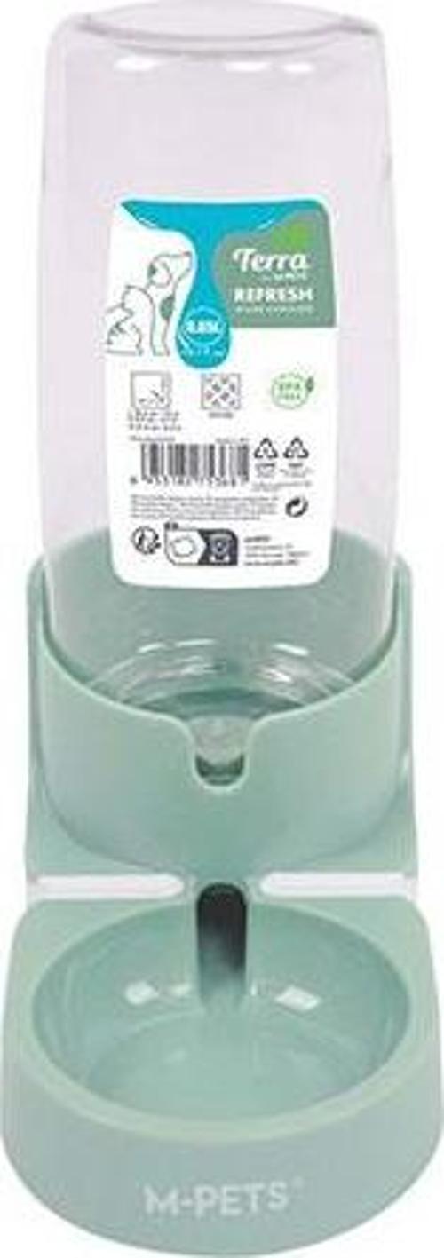 Refresh Hazneli Kedi ve Köpek Su Kabı Yeşil 850 Ml