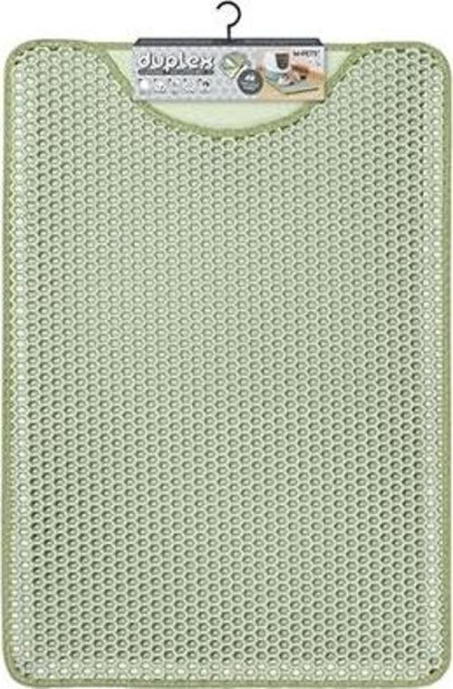Duplex Elekli Kedi Kumu Paspası Yeşil 45x65 Cm