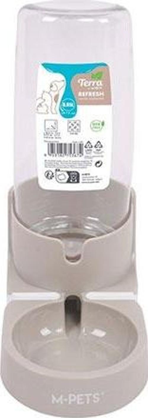 Refresh Hazneli Kedi ve Köpek Su Kabı Bej 850 Ml