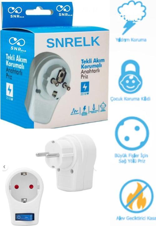 - AKIM KORUMALI ANAHTARLI FİŞ PRİZ