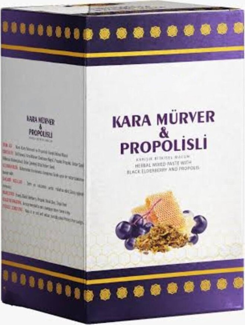Kara Mürver & Propolis Bitkisel Karışımlı Macun 450Gr