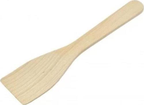 Bote1858 Ahşap Yuvarlak Oval Spatula 30Cm
