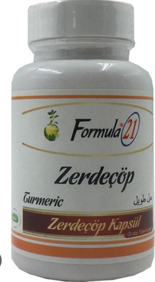 Zerdeçöp(Zerdeçal) 60 Lı Bitkisel Kapsül