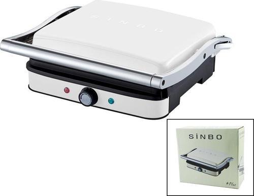 BEYAZ IZGARA VE TOST MAKİNESİ AYARLANABİLİR ISI 180 DERECE AÇILABİLİR ÜST GÖVDE SSM-2571 (5060)