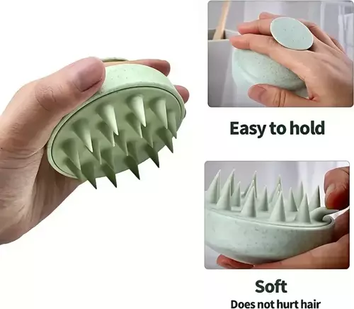 Konik Uçlu Saç Masaj Fırçası (Asortili) (5060)