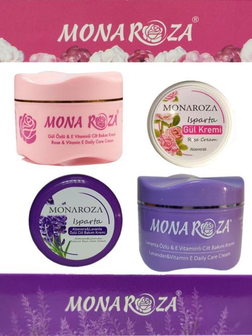 Gül Ve Lavanta Krem Seti (1 Adet 250 Ml+ 40 Ml Gül + 1 Adet 250 Ml +40 Ml Lavanta Kremi)