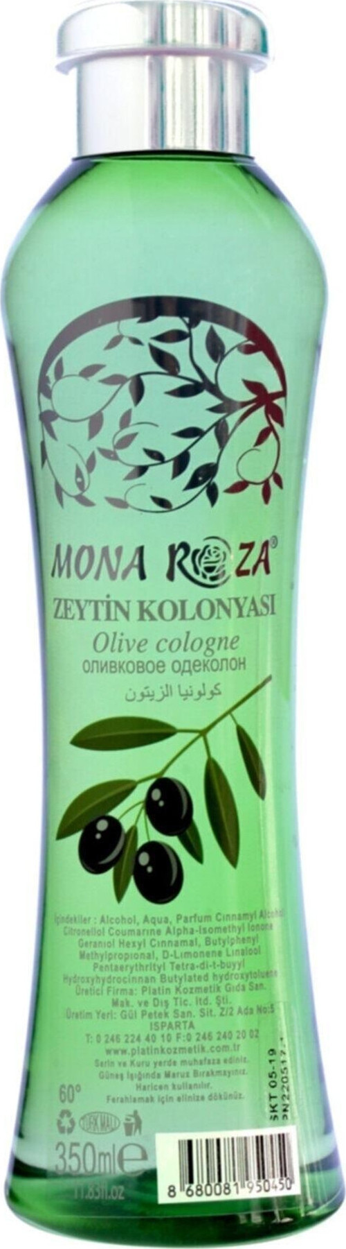 Mona Zeytin Kolonyası Mis Kokulu Isparta 350 ml