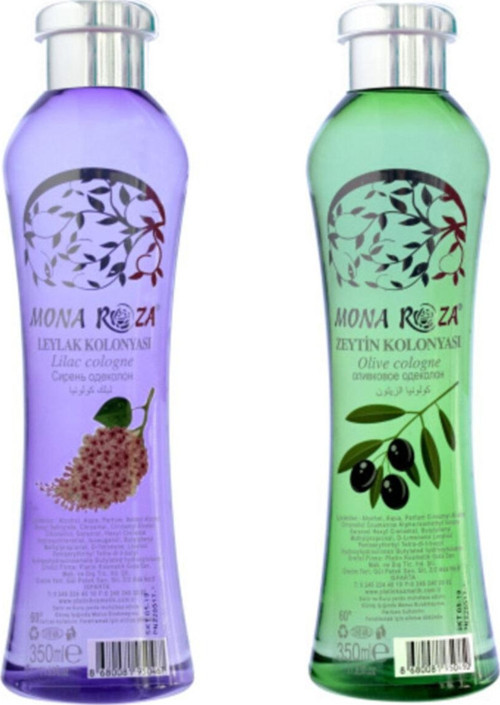 Efsane Kolonya Seti 350 ml Leylak 350 ml Zeytin Kolonya