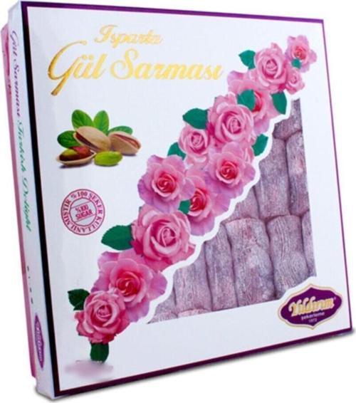 Antep Fıstıklı Gül Sarması Lokum 250 gr -
