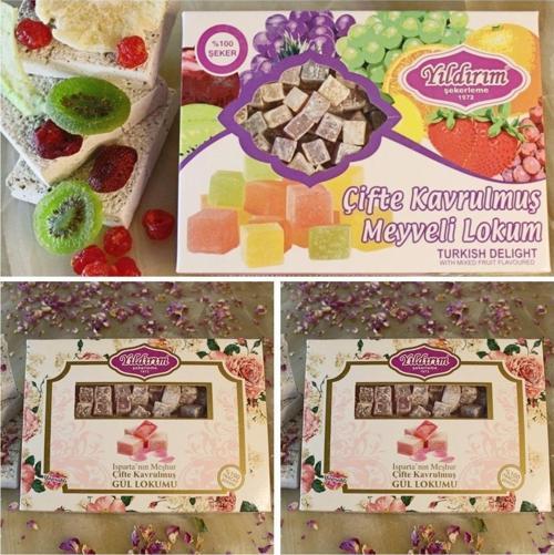 Gül & Meyveli Kuş Lokumu Set