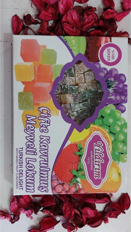 Meyveli Çifte Kavrulmuş Lokum 200gr