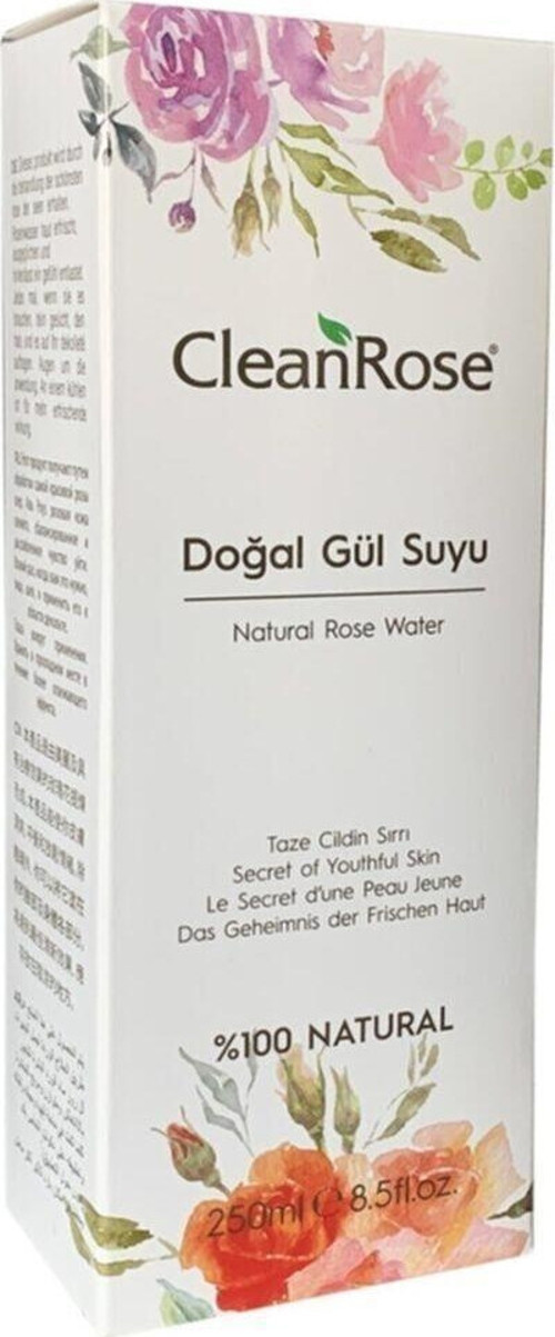 Cleanrose Doğal Gül Suyu Kutulu 250 Ml