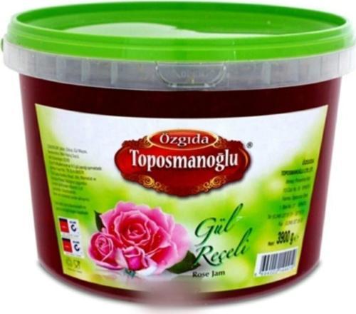 Gül Reçeli Pvc Kavanoz 3900gr