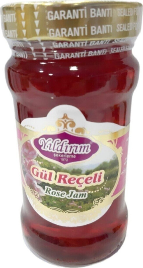 Gül Reçeli 400 gr Cam Kavanoz