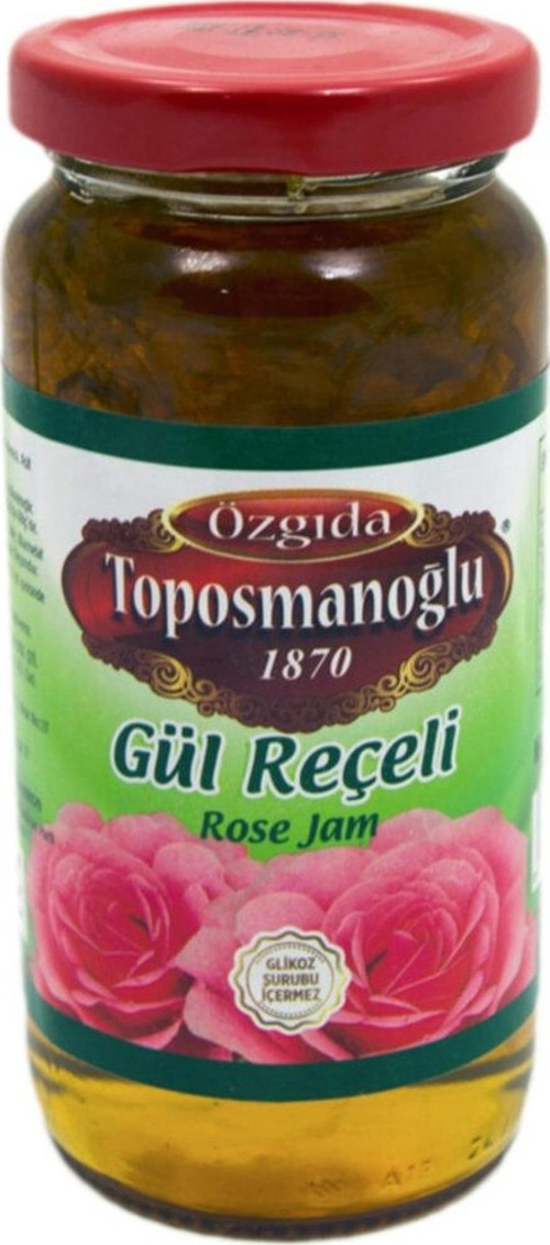 Glikozsuz Doğal Gül Reçeli (600 Gr)
