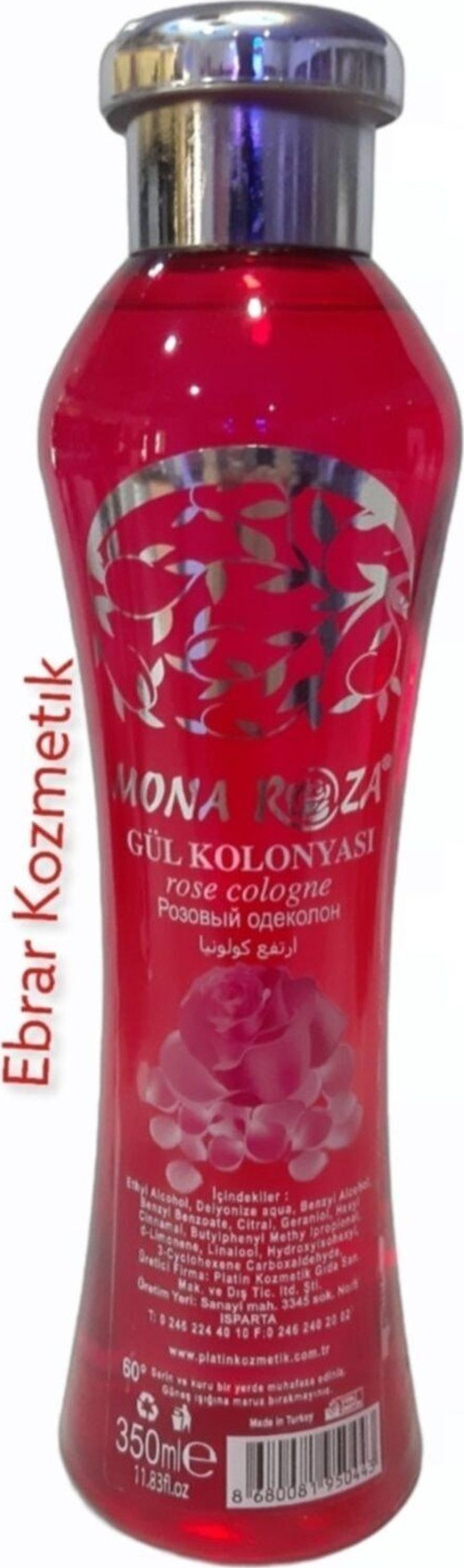 Unisex Gül Kolonyası 350 ml