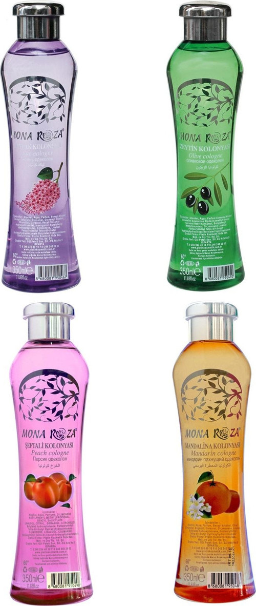 Efsane Kolonyalar Seti 4'li Set 10 (350 Ml -4 Adet)