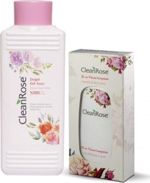 400 Ml Doğal Gül Suyu + 200 Ml Gül Losyonu