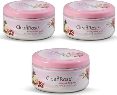 Unisex Besleyici Gül Kremi 90 ml × 3 Lü
