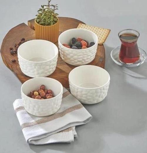 Cooker Porselen Çerezlik Seti 4'lü