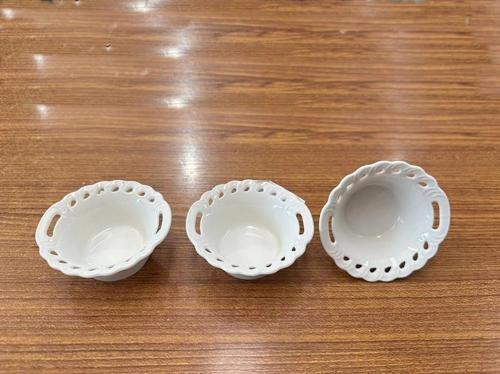 Cooker Yuvarlak Model Porselen Byeaz Reçellik 6 Parça