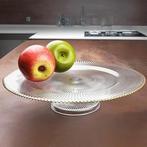 Ayaklı Cam Meyvelik 34 cm