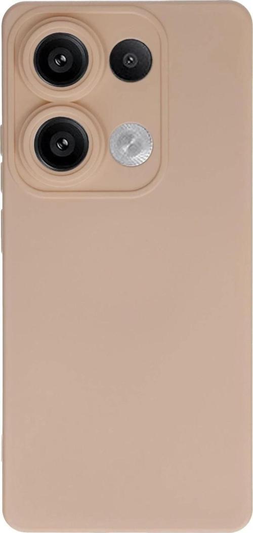Xiaomi Redmi Note 13 4G Kılıf Nano içi Kadife Silikon - Pudra-(5796)